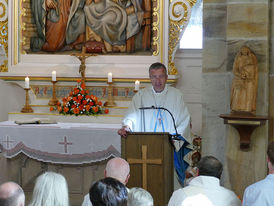 100 Jahrfeier Weingartenkapelle in Naumburg mit Bischof Dr. Michael Gerber (Foto. Karl-Franz Thiede)